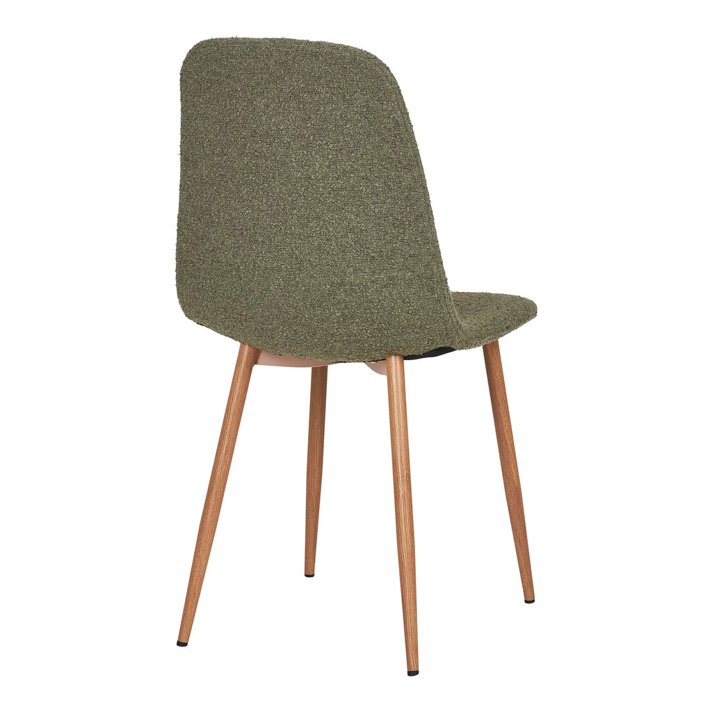 Stockholm stol - 2 Pack - grön bouclé