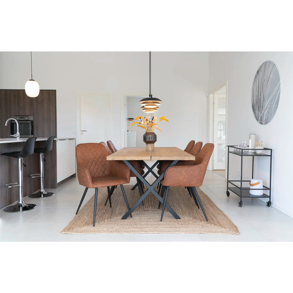 Harbo stol – vintagebrun