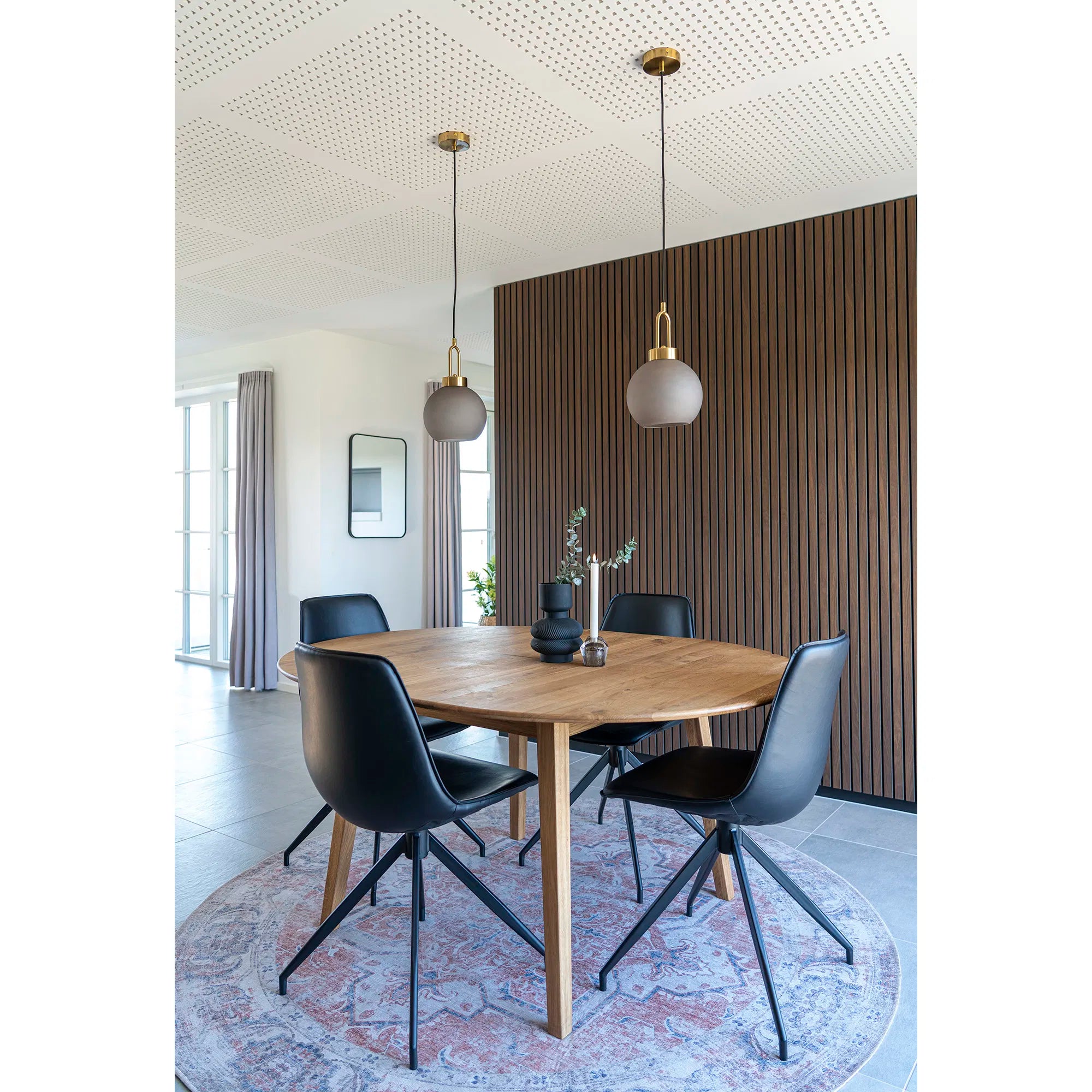 Monaco matstol – svart