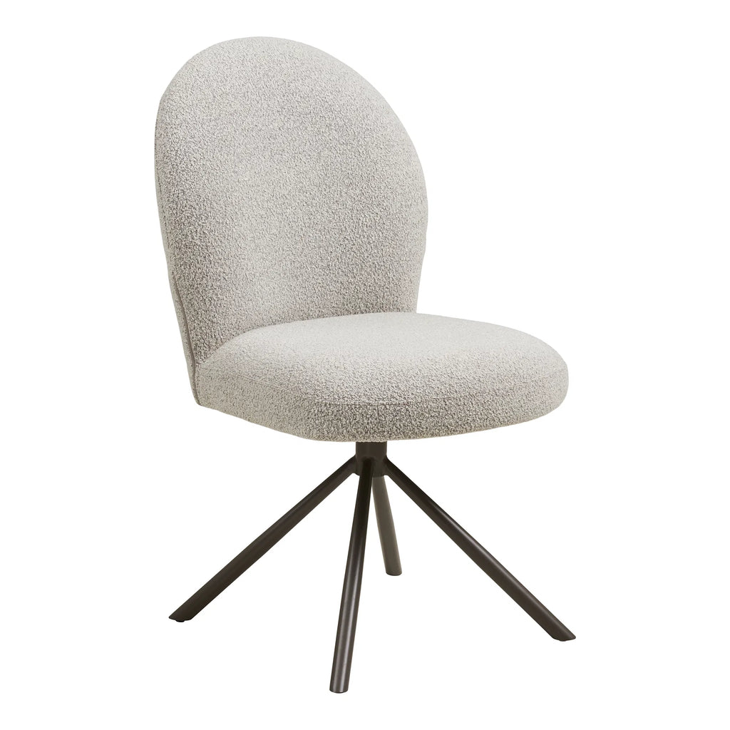 Lana Dining Chair – sandfärgad bouclé