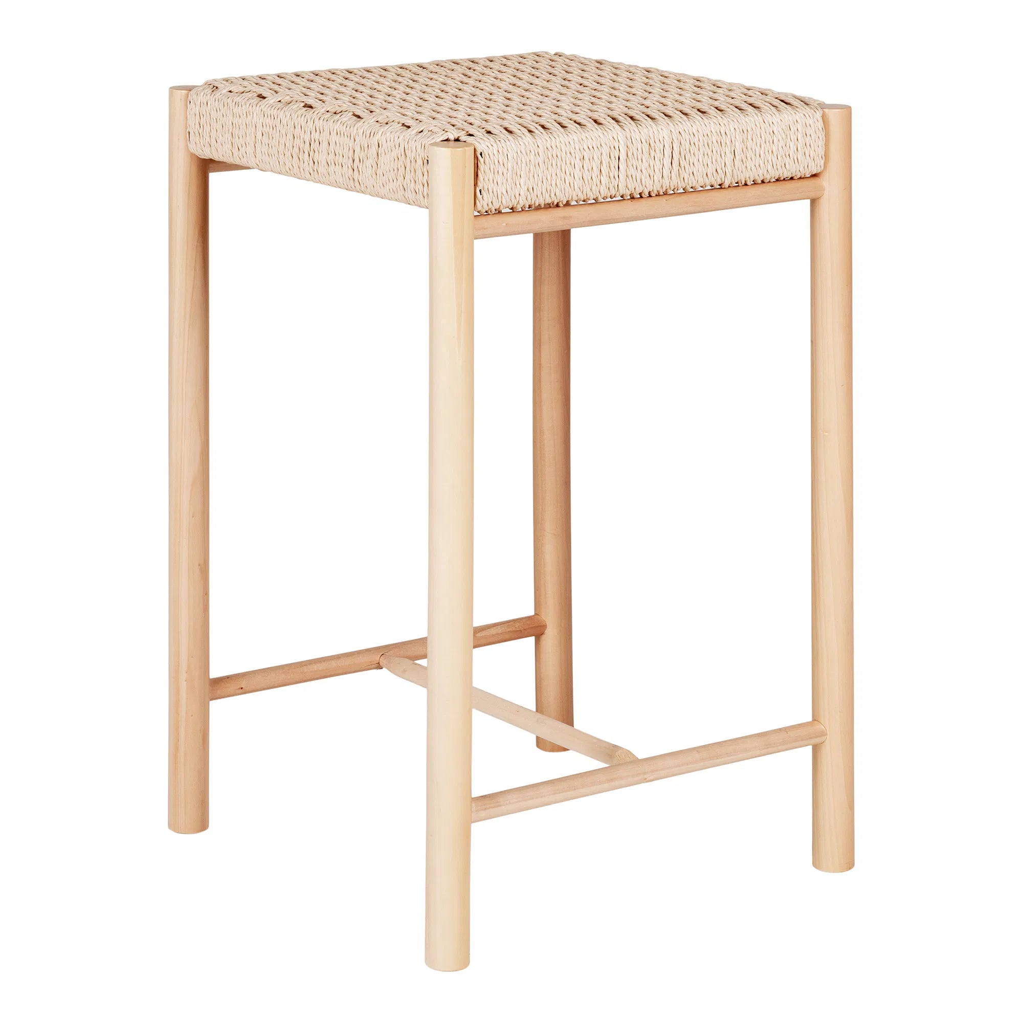 Abano Counter Chair – pall i naturträ