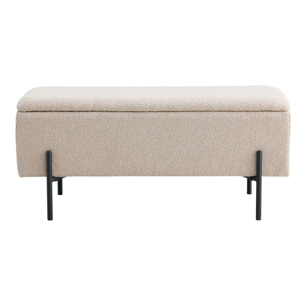 Watford sittbänk med förvaring – beige