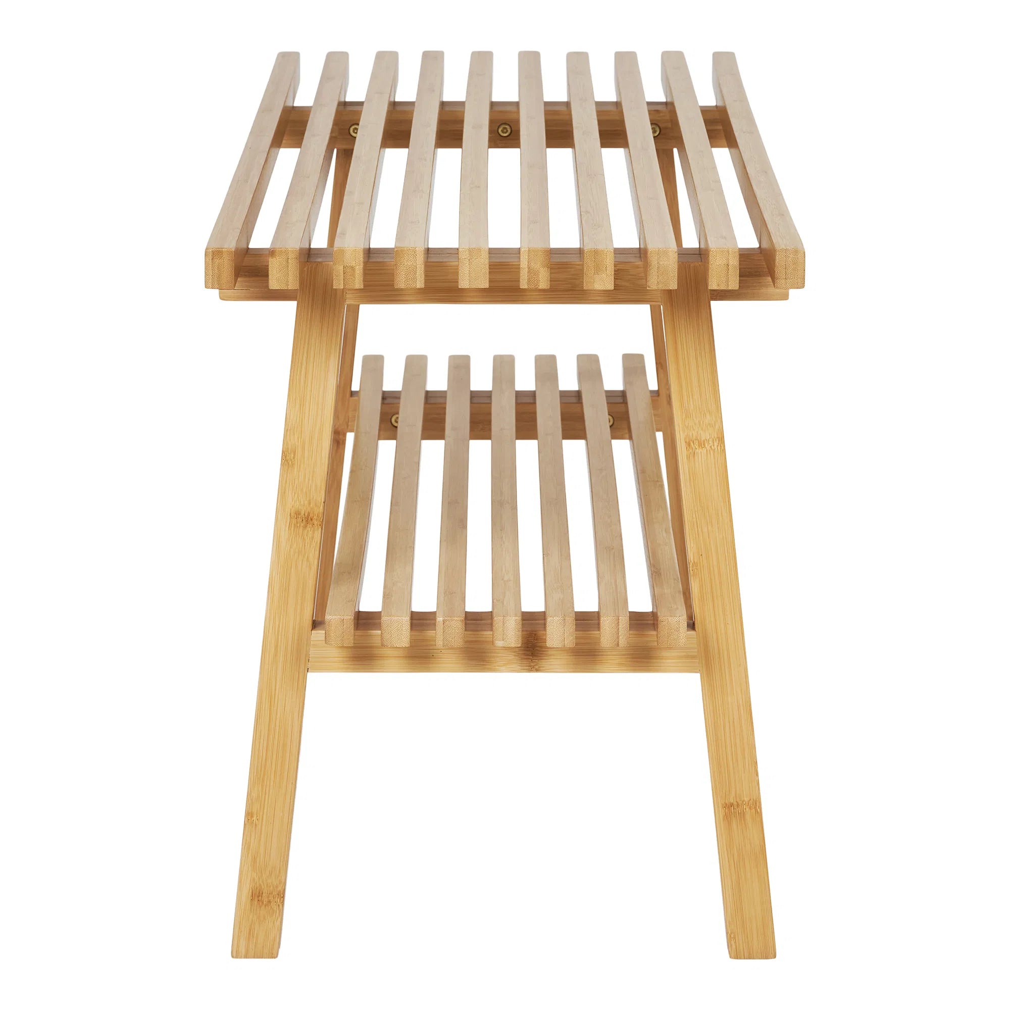 Ember sittbänk – bambu med hylla