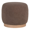 Belfort sittpuff  – brun