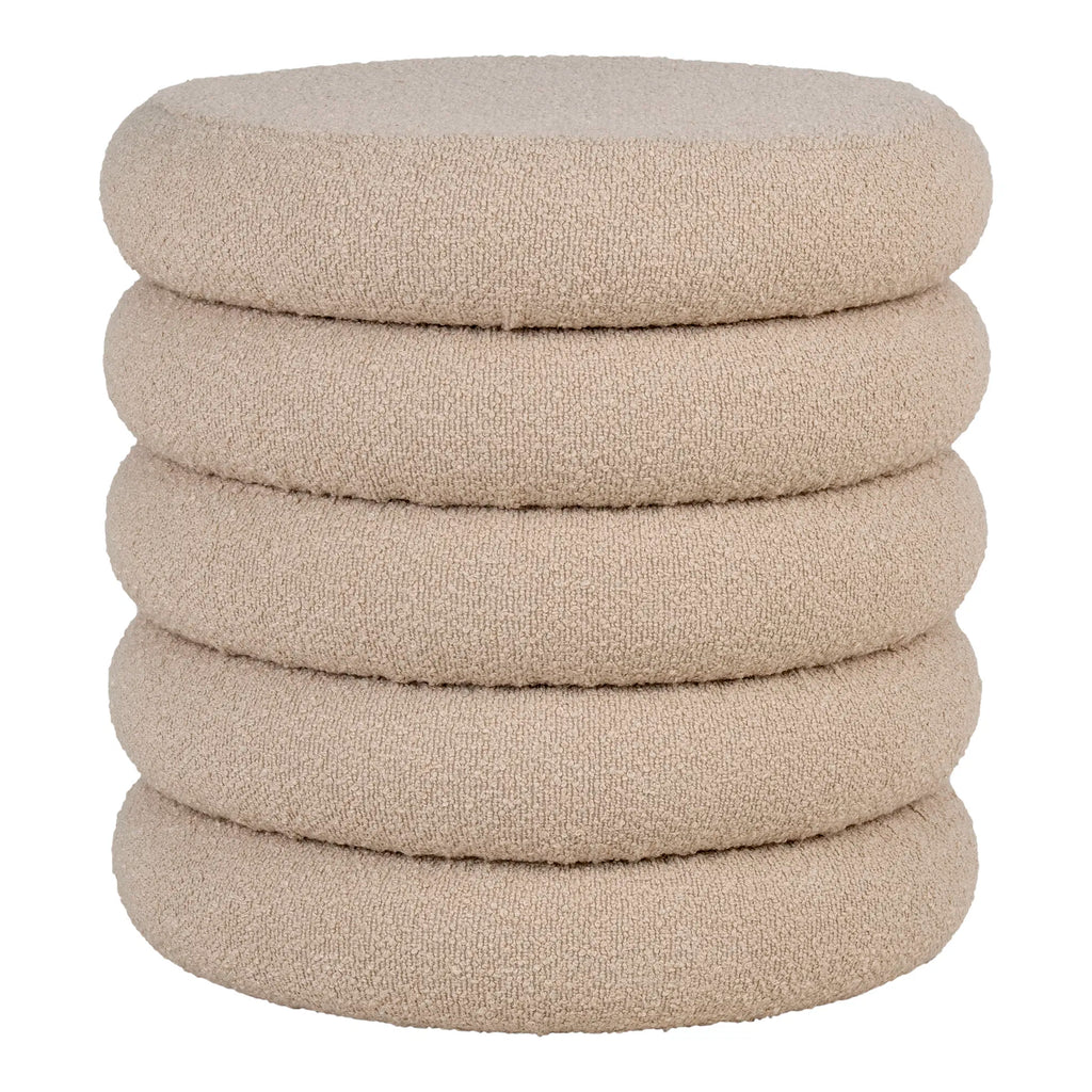 Brooklyn sittpuff med förvaring – beige