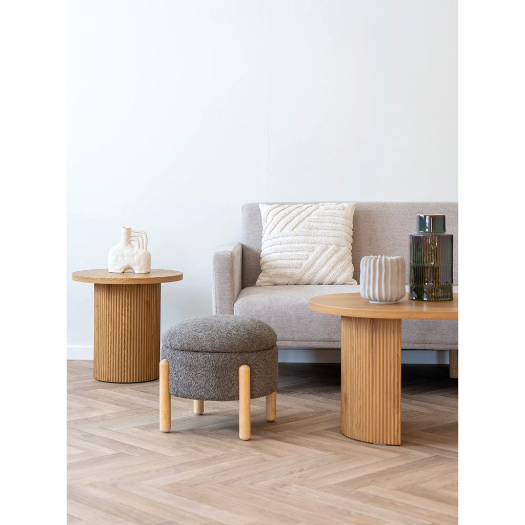 Enna sittpuff – brun