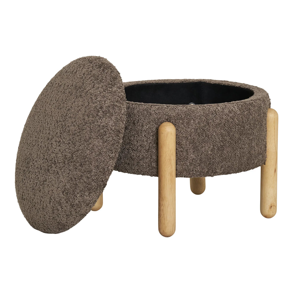 Enna sittpuff – brun