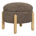 Enna sittpuff – brun