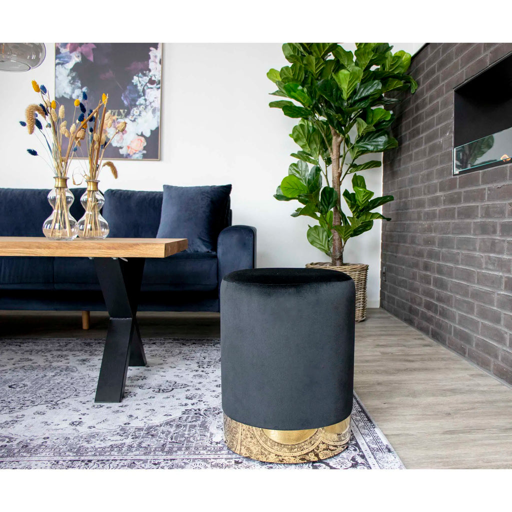 Gamby sittpuff – svart