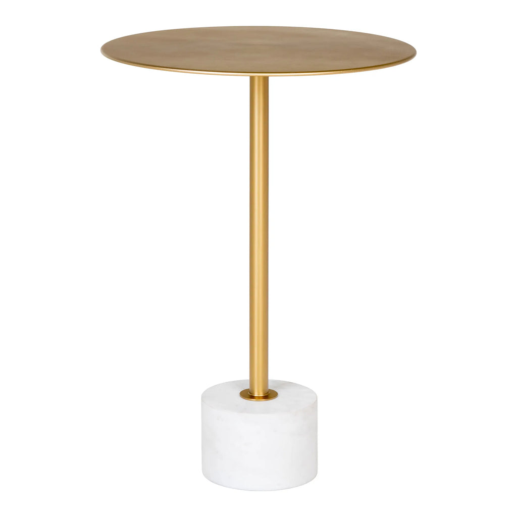 Lecco sidobord – marmor och metall