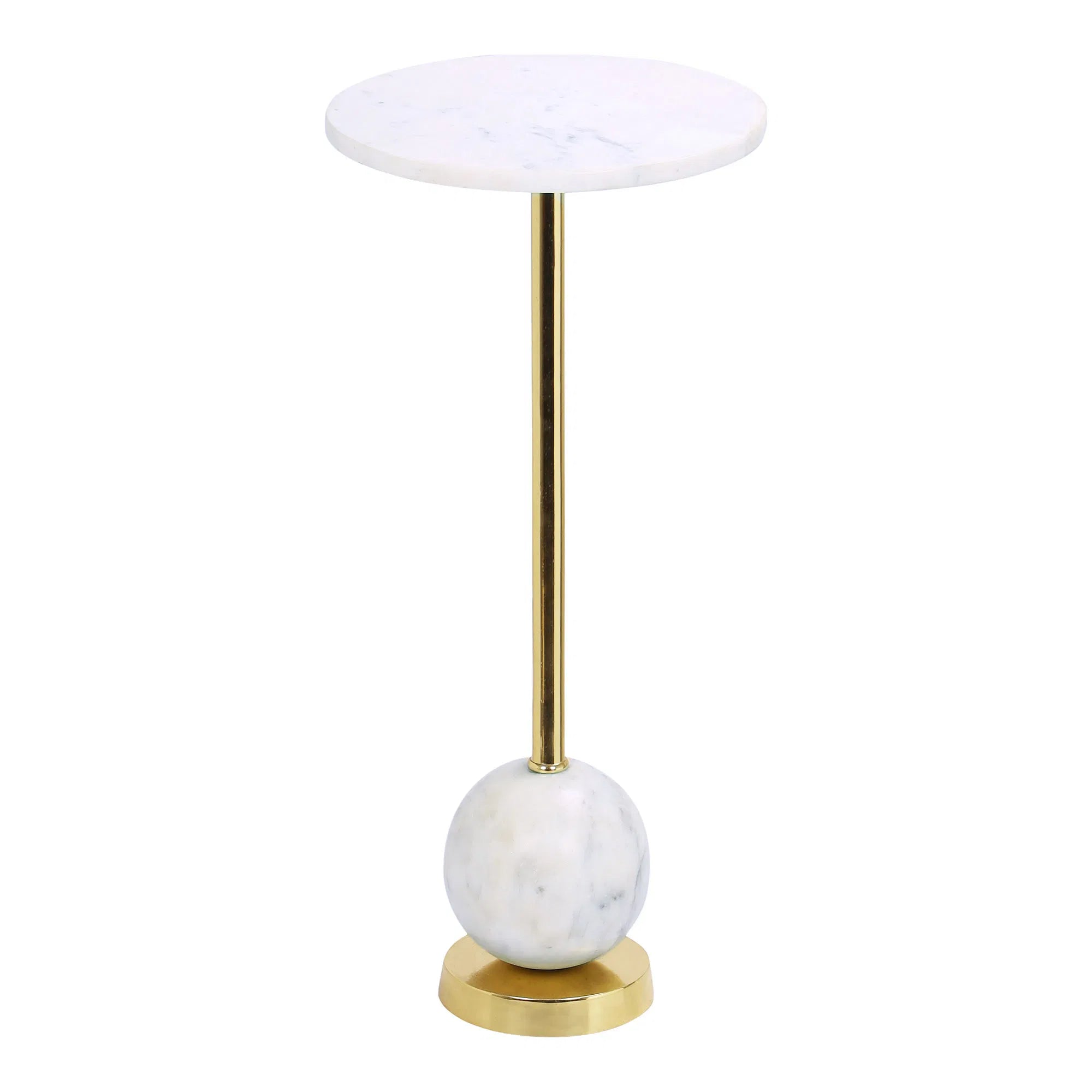 Salo sidobord – marmor och metall