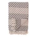 Alanya pläd – brun/beige/vit