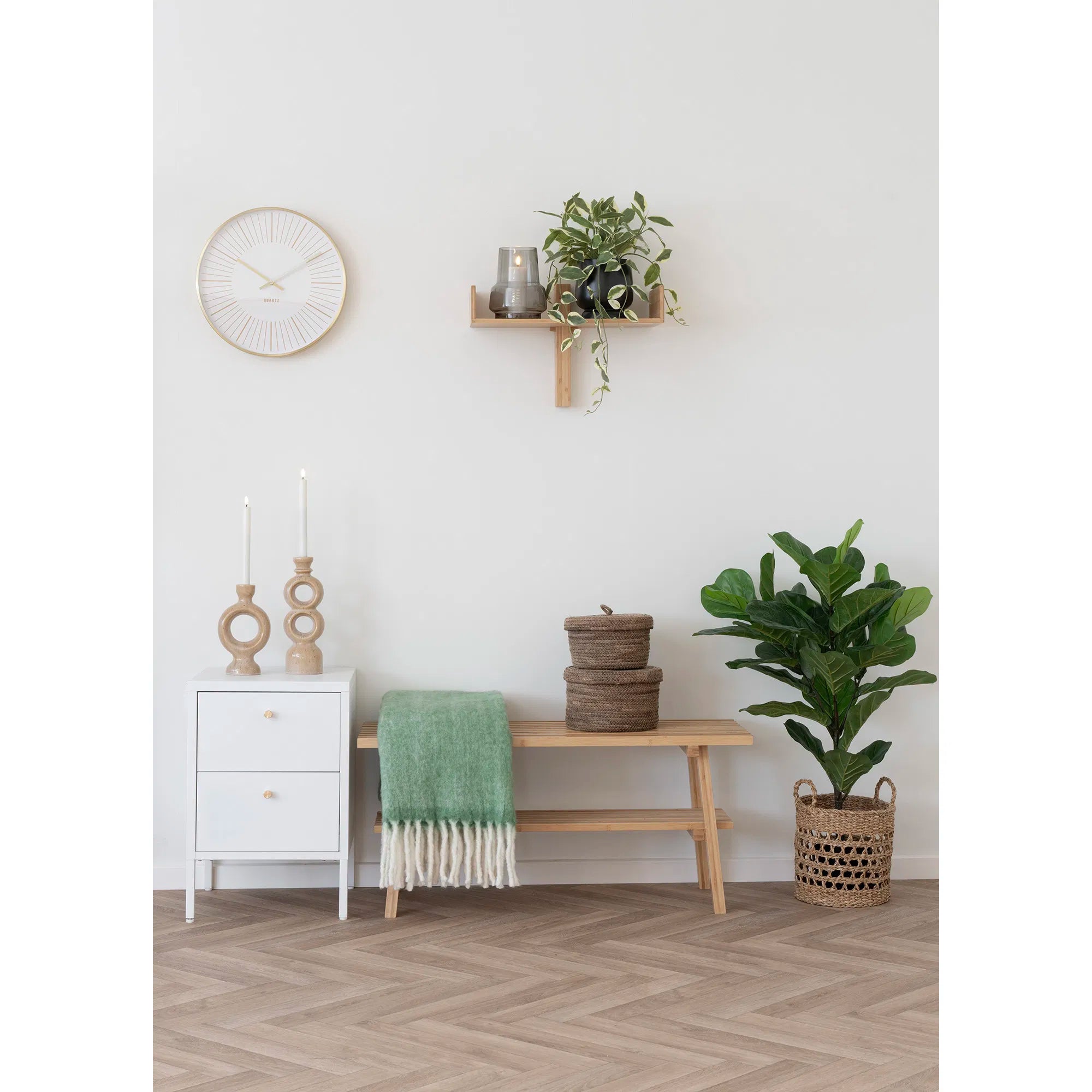 Carmel pläd – grön