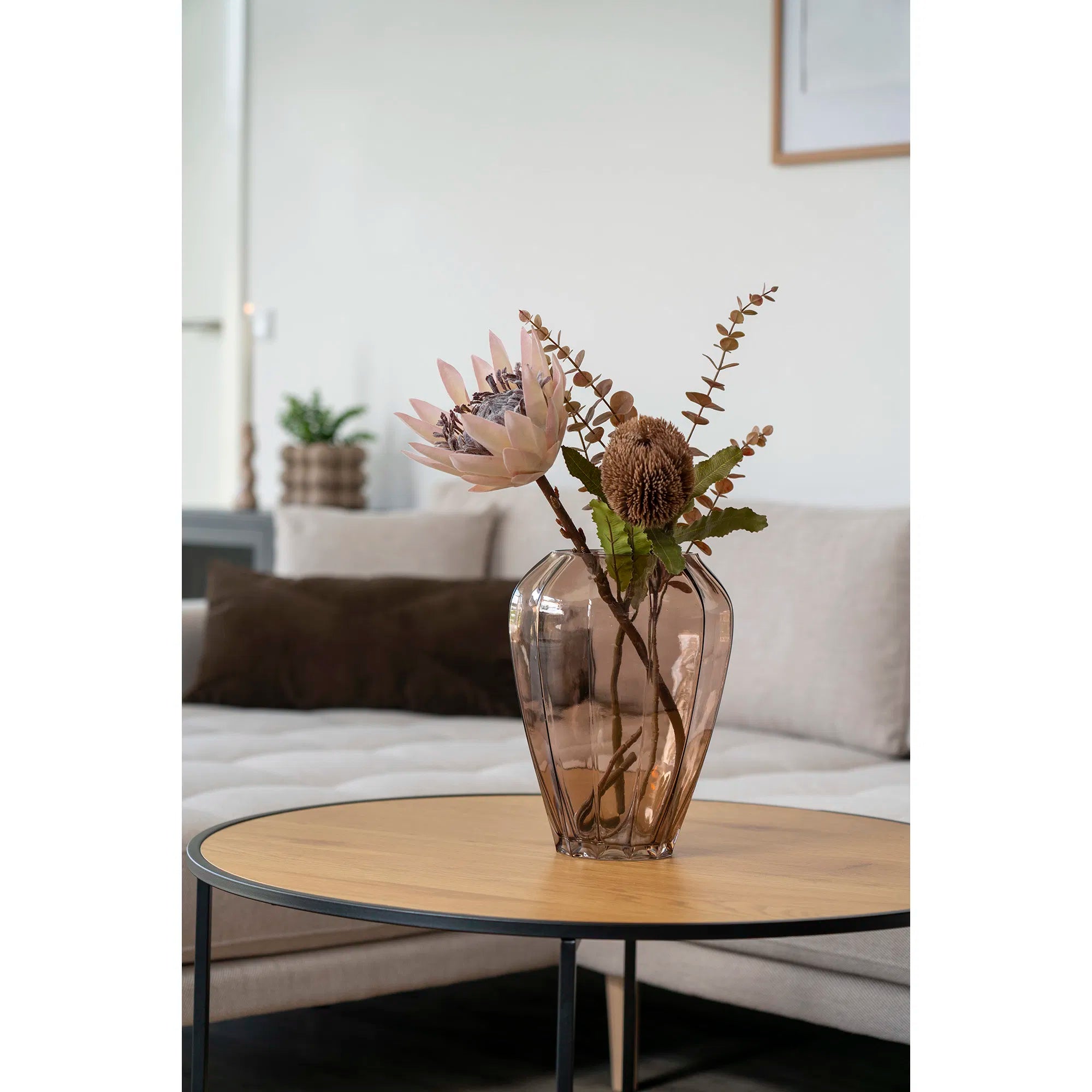 Aurelio glasvas – varm bärnstenston