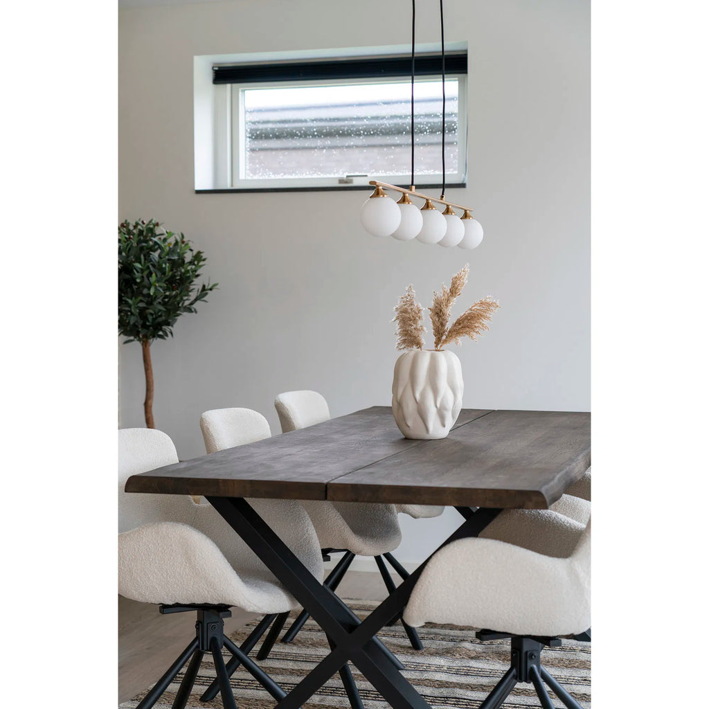 Lunara reliefvas i keramik – beige