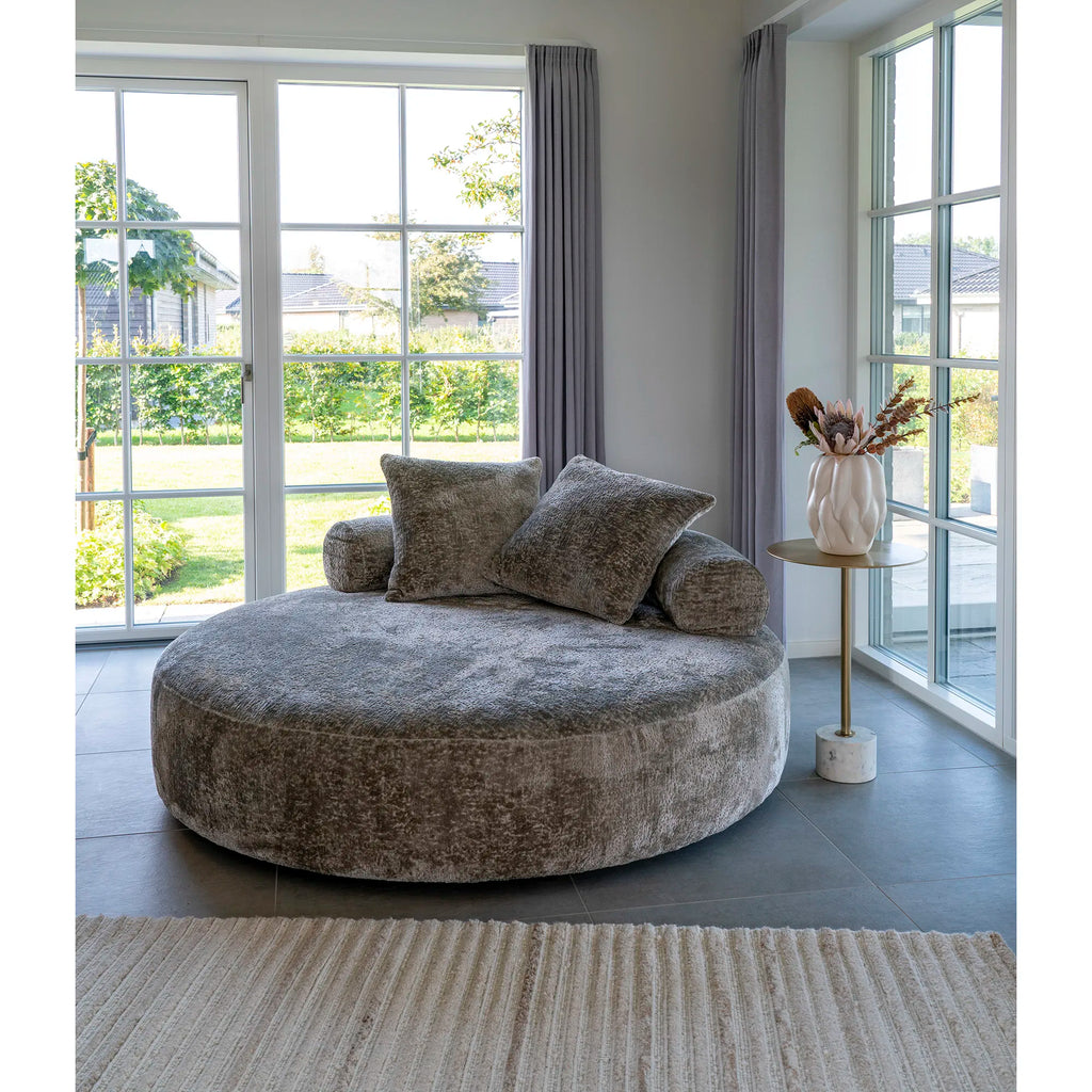 Lunara reliefvas i keramik – beige