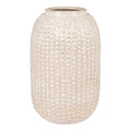 Aurelia hög vas i stengods med struktur – beige