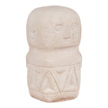 Mini Totem dekorationsfigur i cement – beige
