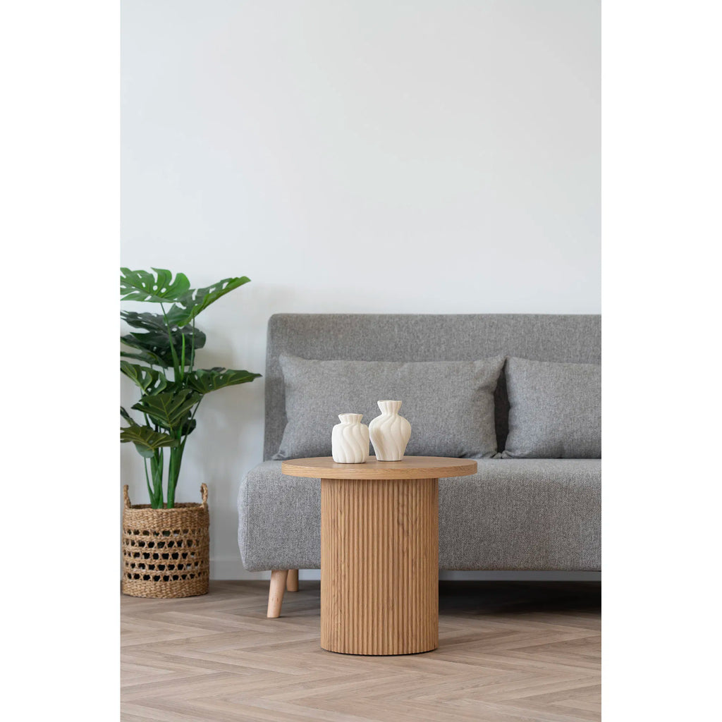 Vase keramiska vaser med struktur – vit, 2-pack