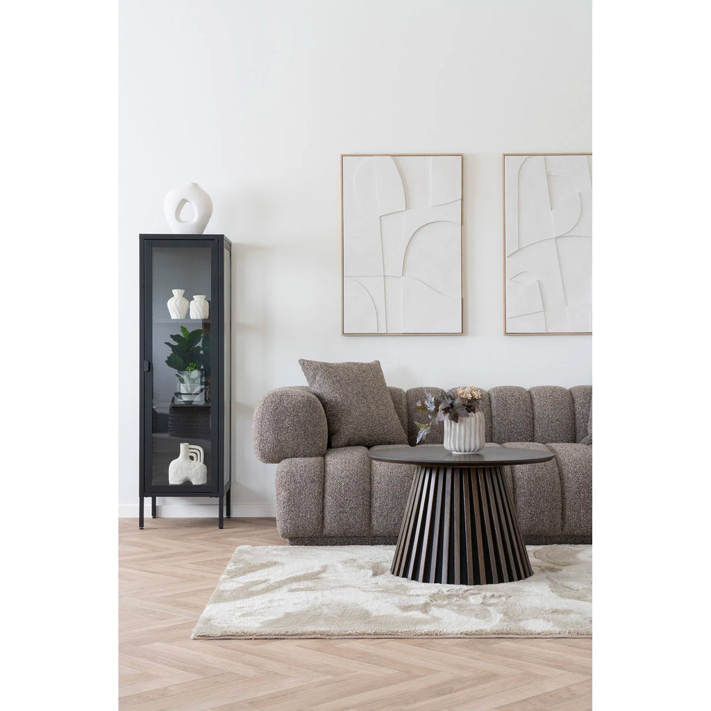 Vase keramiska vaser med struktur – vit, 2-pack