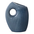 Vase skulptural vas i keramik – blå