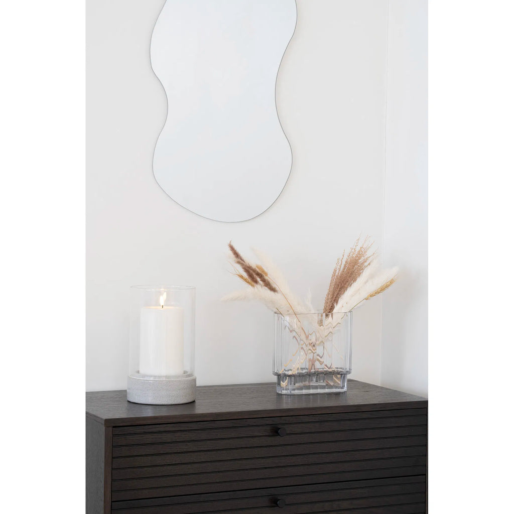 Vase cylinderformad vas i glas – klar