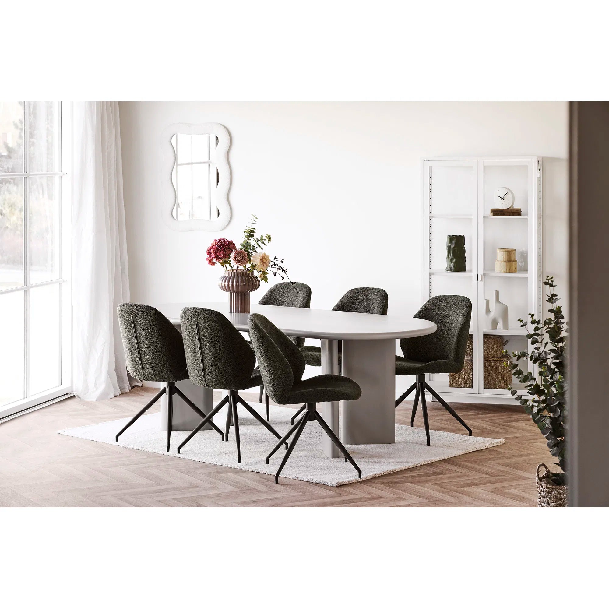Vas i munblåst glas – brun