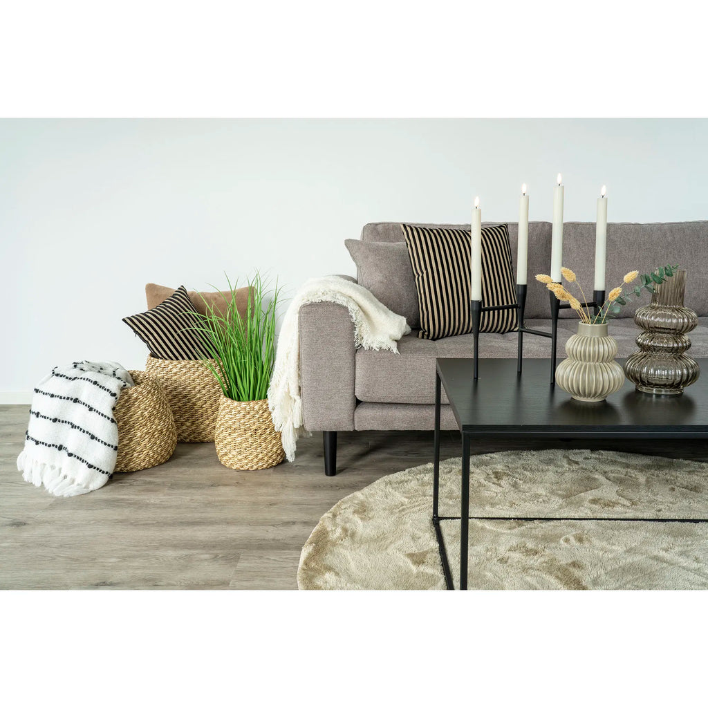 Ljushållare i metall – svart