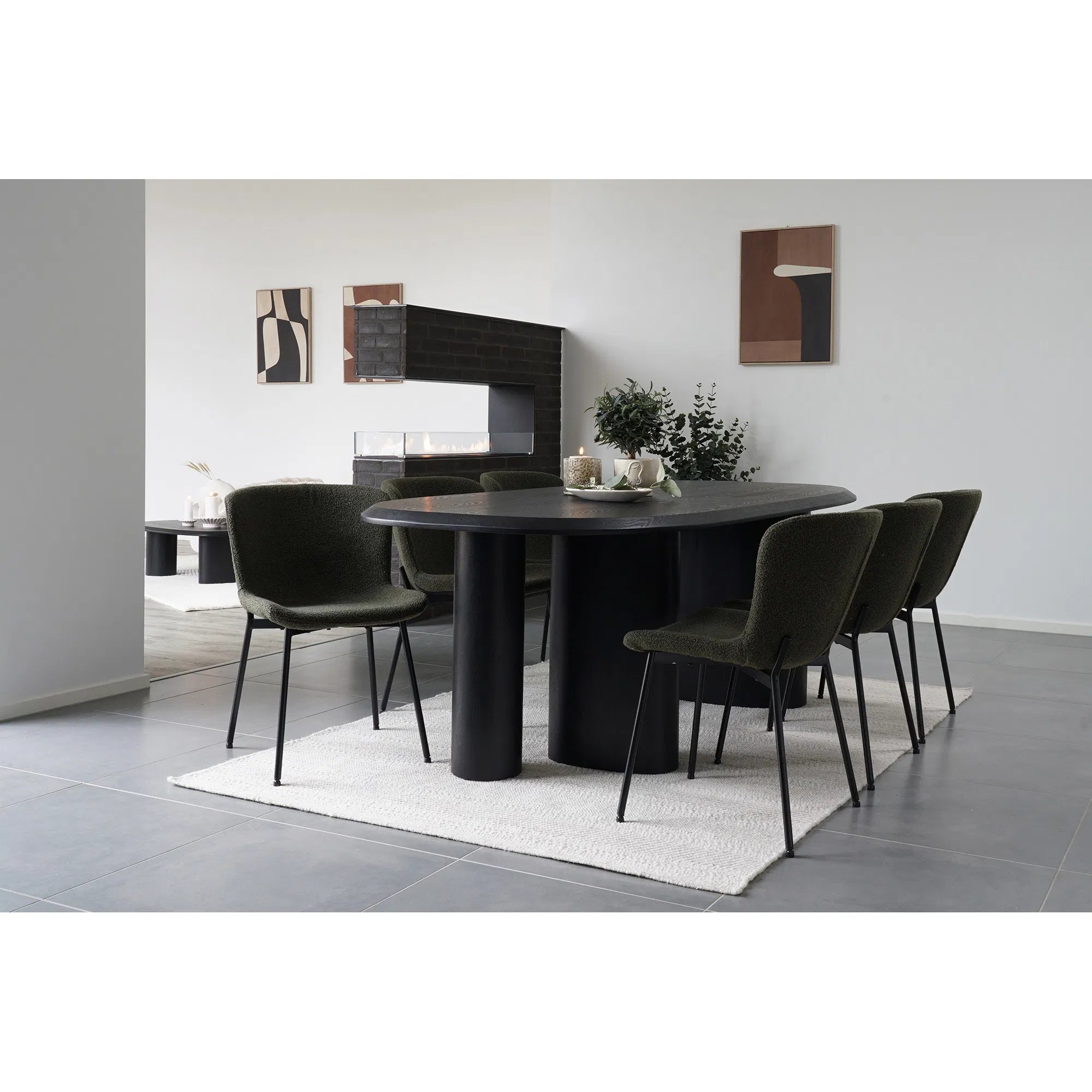 Ljusstake i glas – ljusbrun