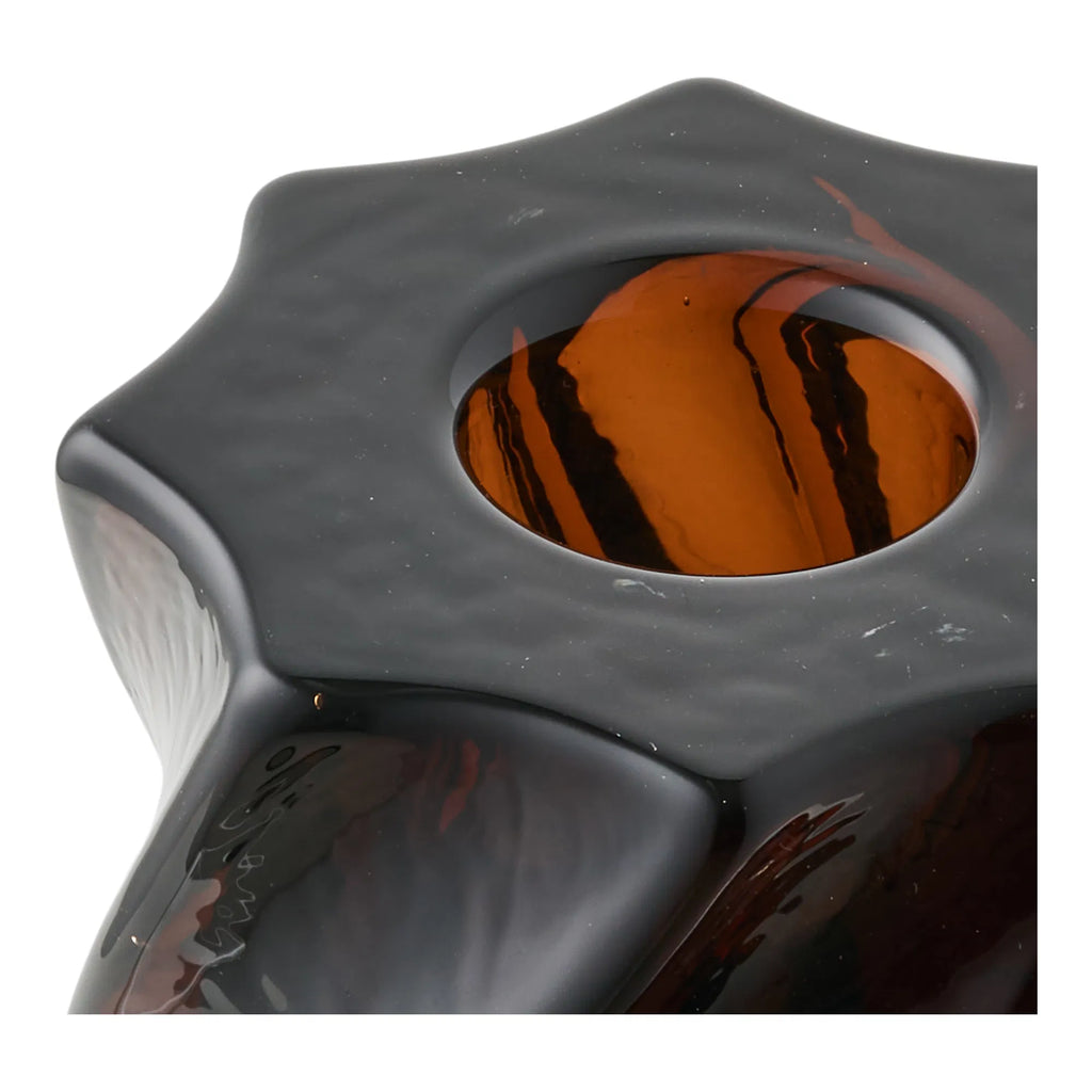 Cande – ljuslyktor i rökfärgat glas (2-pack)