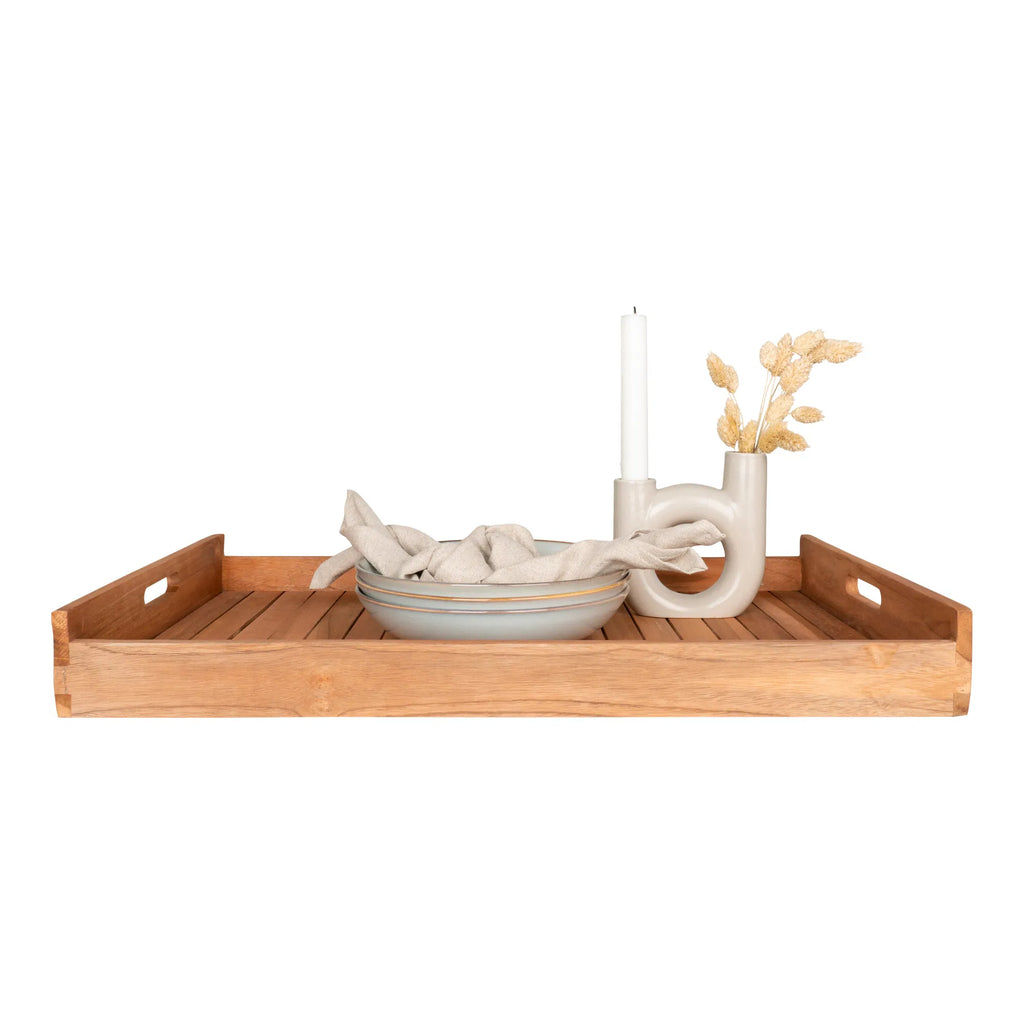Faro serveringsbricka i teak – natur
