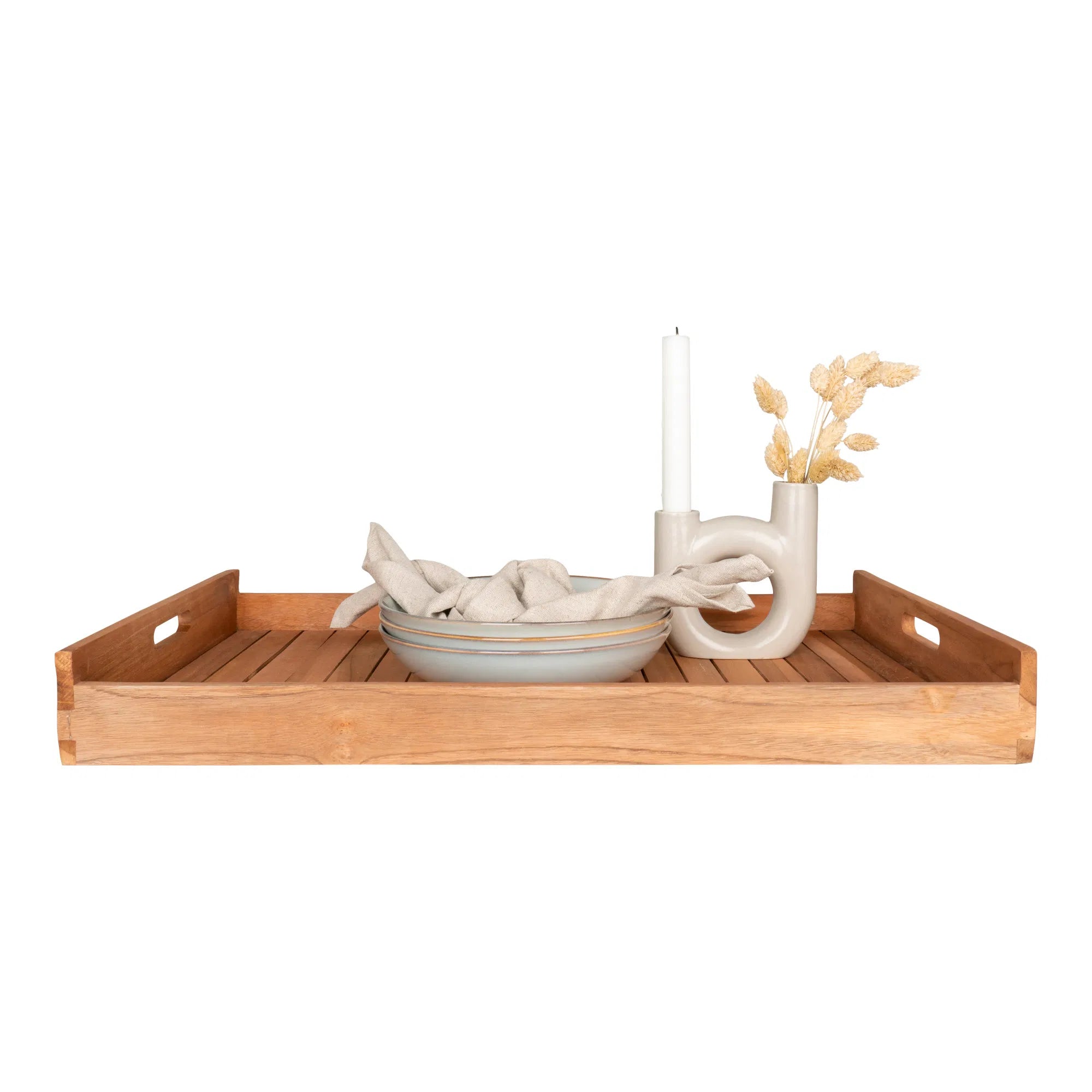Faro serveringsbricka i teak – natur