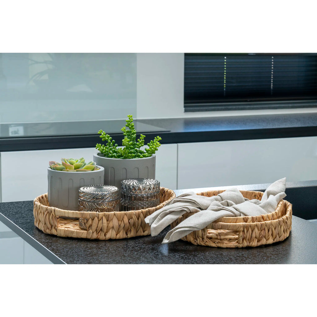 Estoril Brickset – Naturflätad för Servering & Förvaring (3-pack)