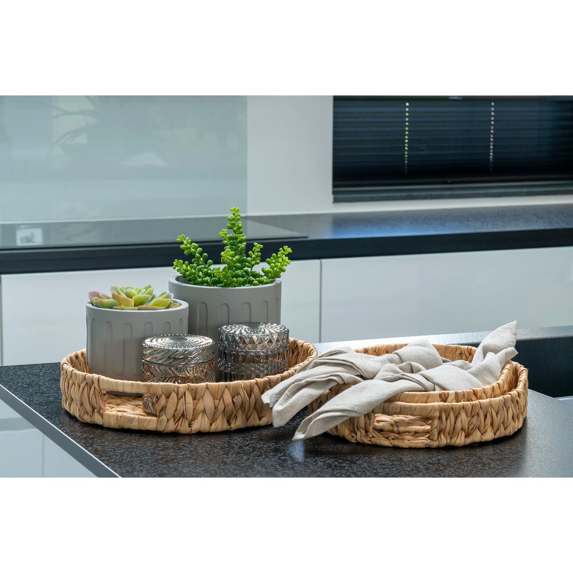 Estoril Brickset – Naturflätad för Servering & Förvaring (3-pack)