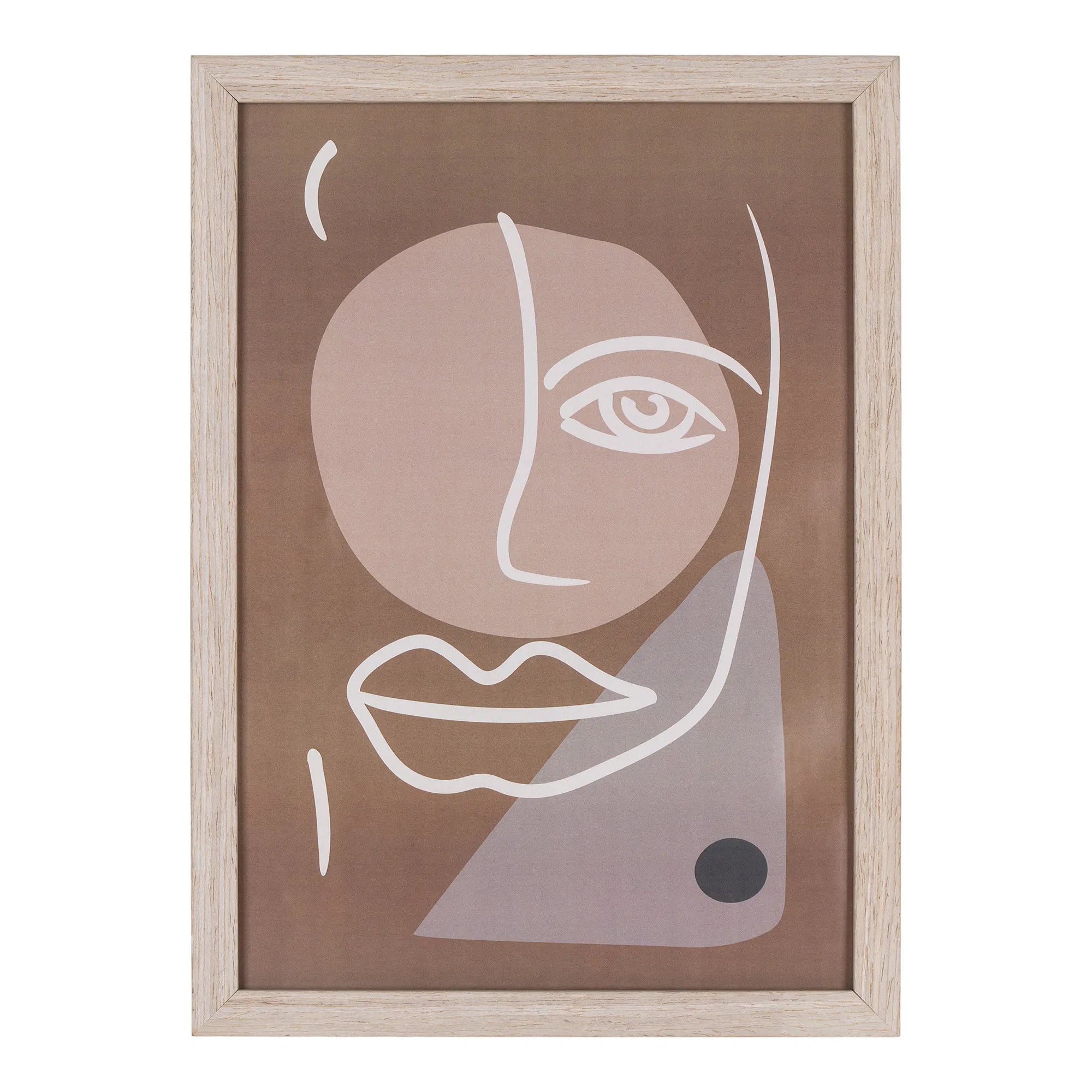 Madison tavelramar – abstrakt konst i naturliga toner (set om 3)