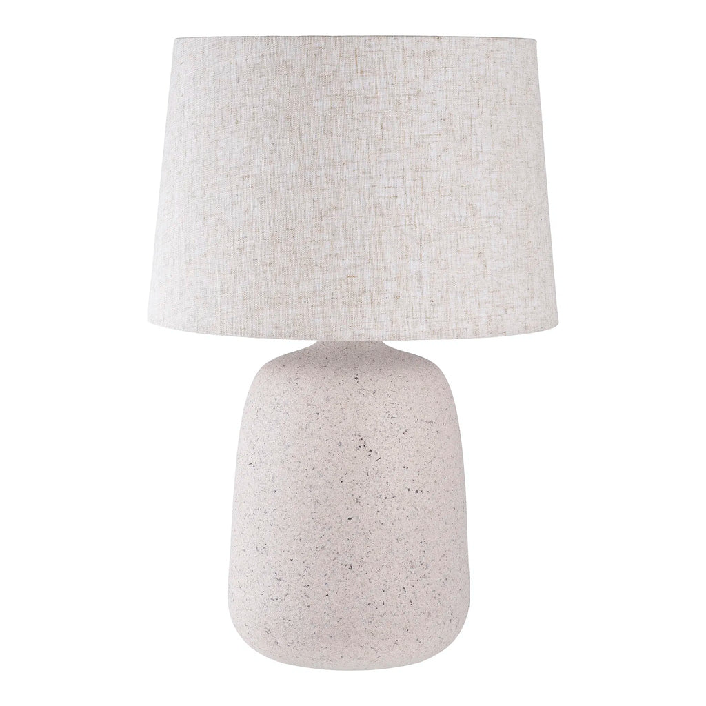 Croft bordslampa – keramisk bordslampa med sandstruktur