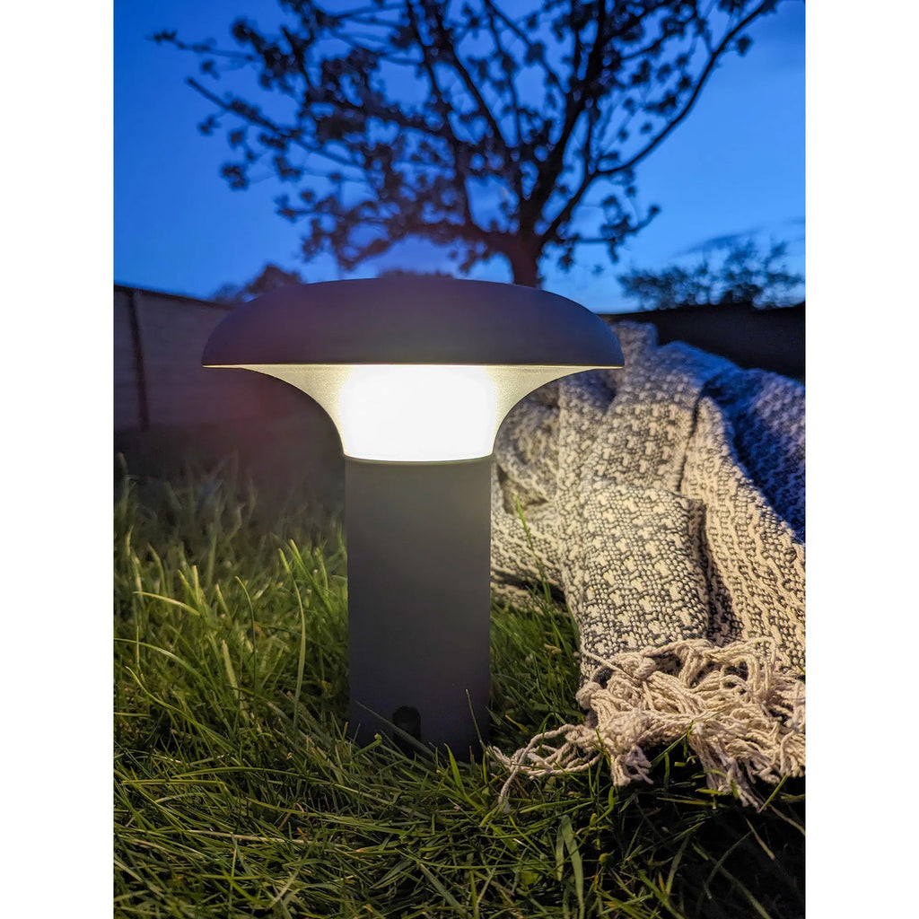 Ramsey LED-lampa – uppladdningsbar bordslampa i matt grått