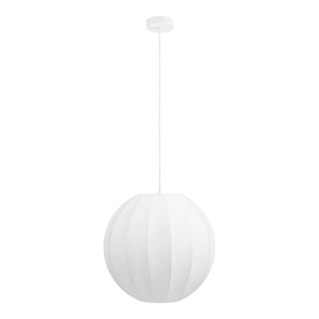 Coventry taklampa – vit pendel Ø40 cm