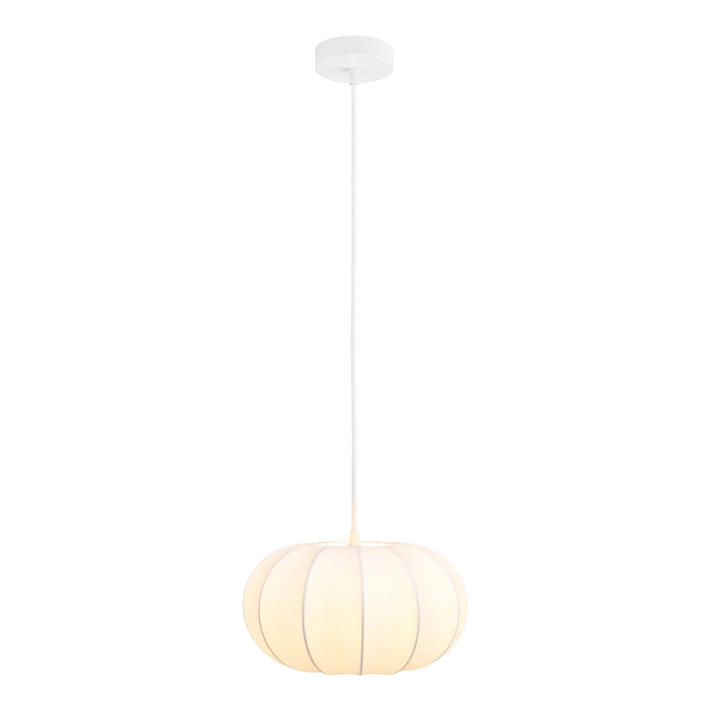 Coventry taklampa – vit pendel Ø28 cm