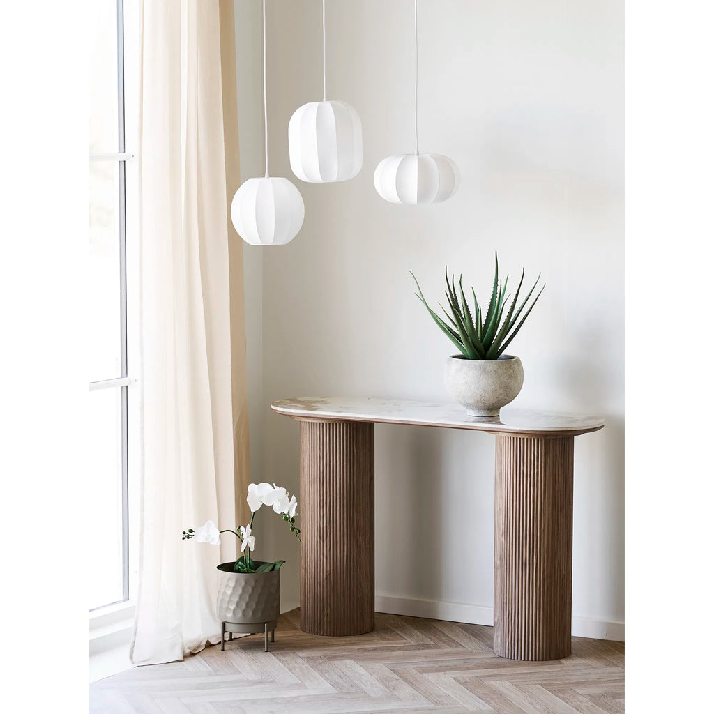 Coventry taklampa – vit pendel Ø28 cm