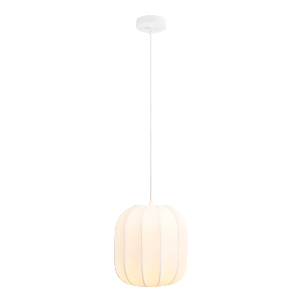 Coventry taklampa – vit pendel Ø25 cm