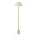 Sheffield golvlampa – exklusiv golvlampa i marmor och metall, beige