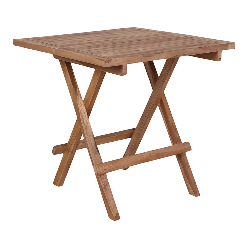 Bilbao sidobord – hopfällbart sidobord i massiv teak