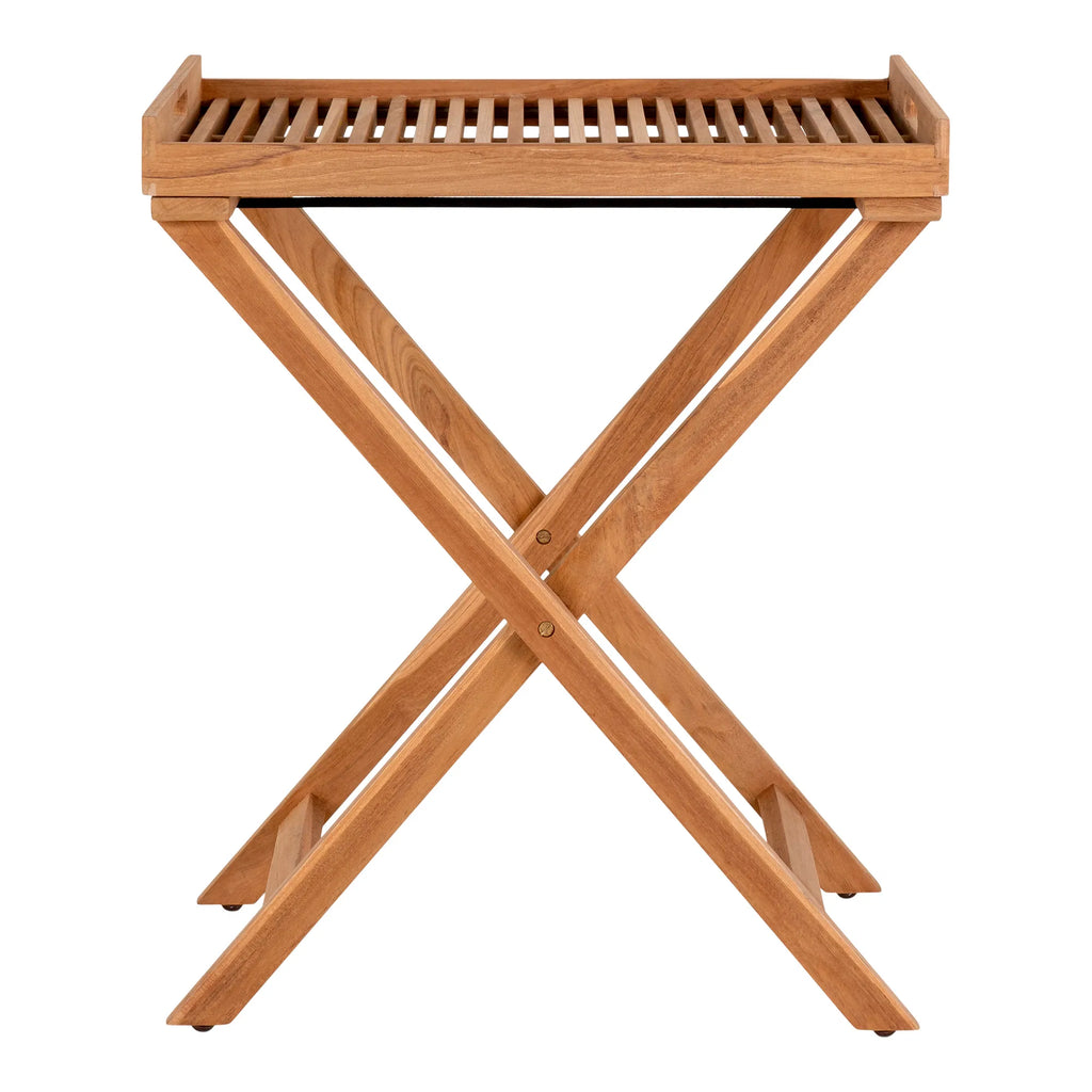 Ronda brickbord – hopfällbart serveringsbord i massiv teak