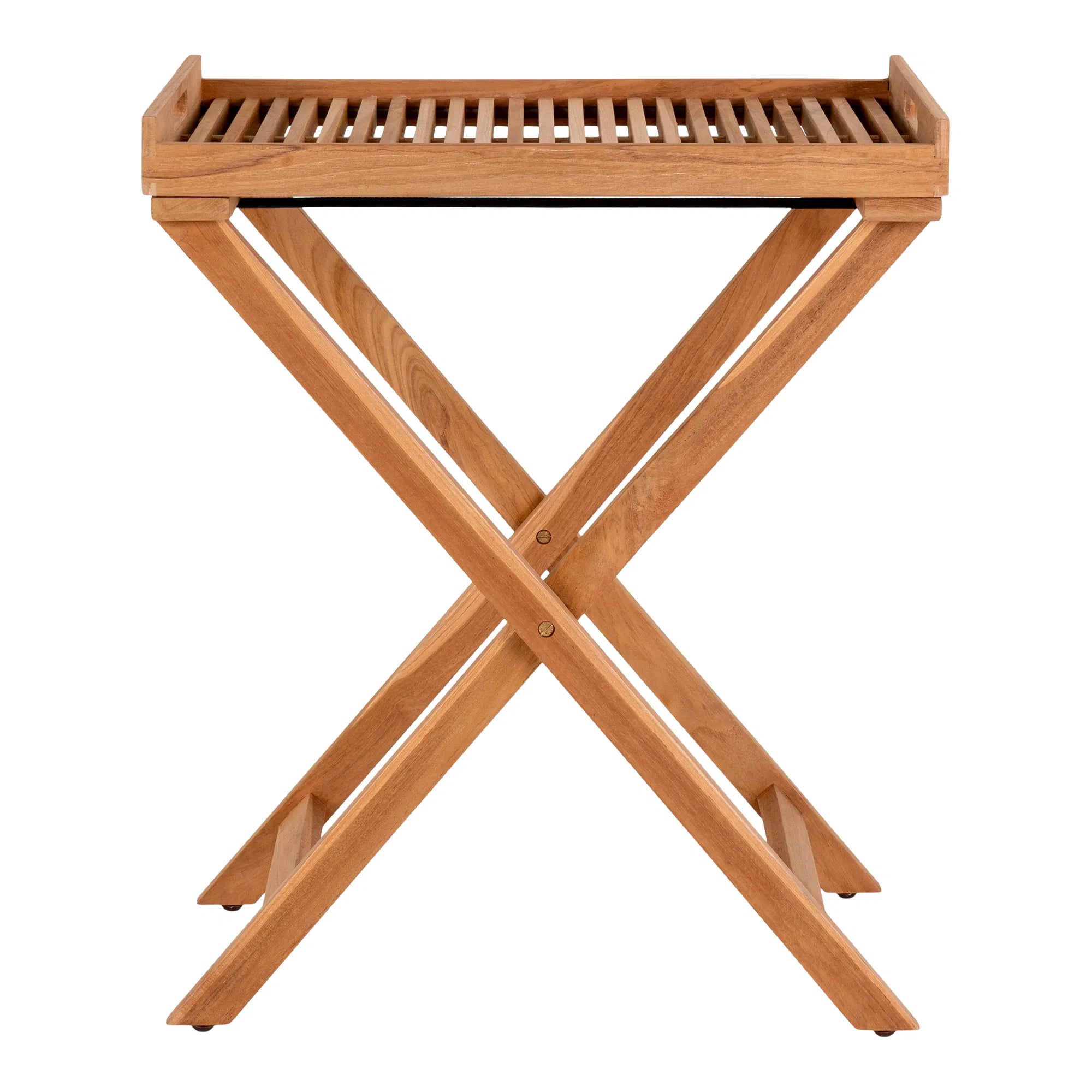 Ronda brickbord – hopfällbart serveringsbord i massiv teak
