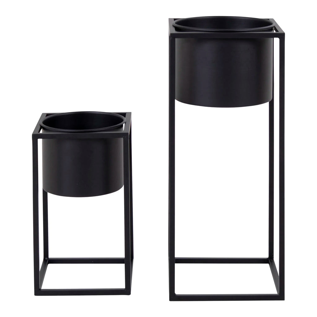 Marla blomkrukor – stilren höjd med industriell känsla (2-pack)