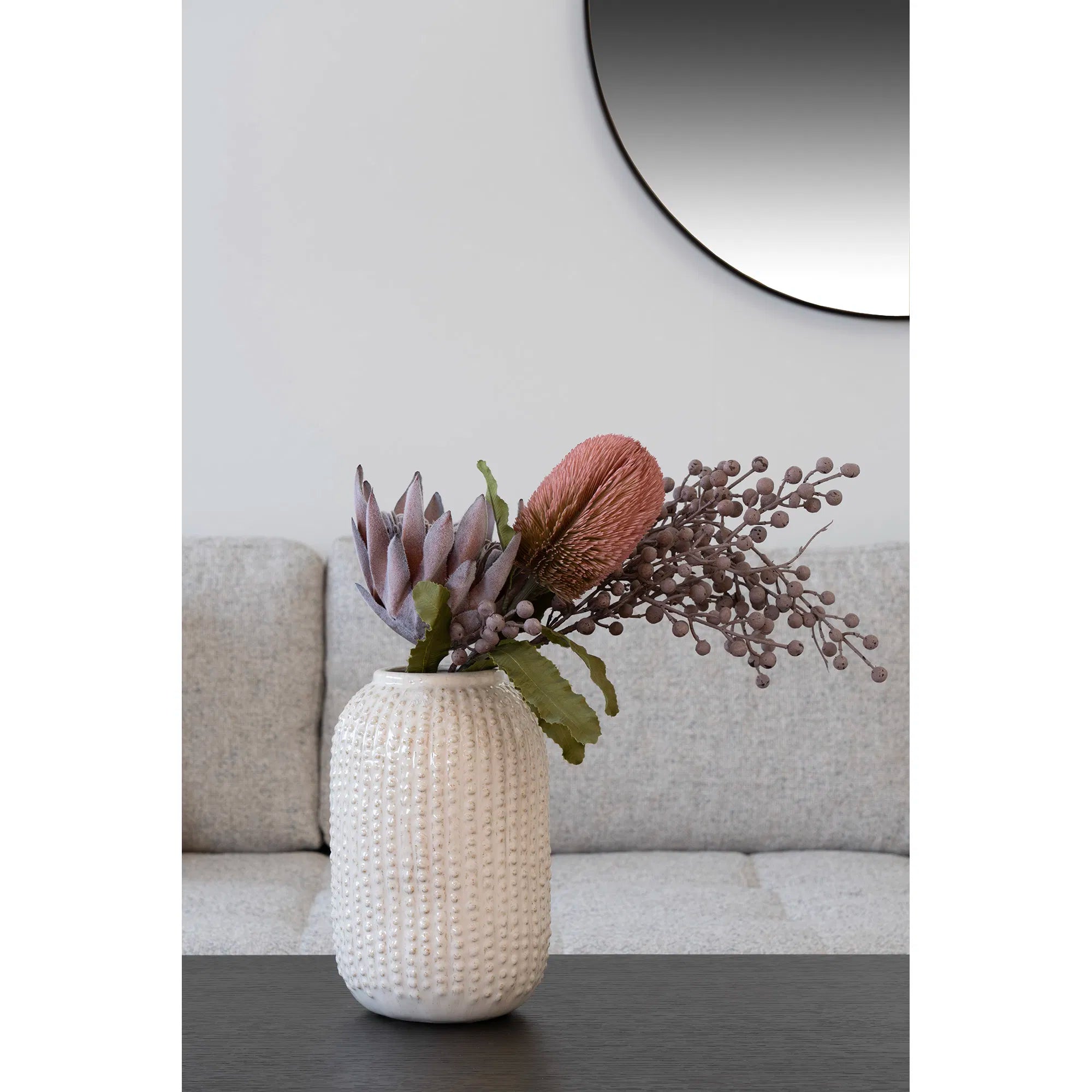 King protea bukett – konstblommor