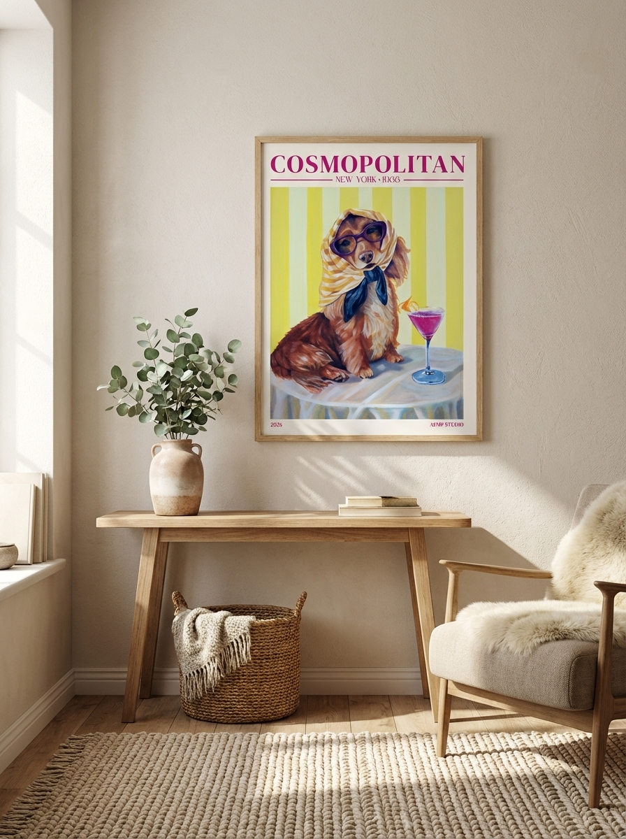 Cosmopolitan poster - Skapa värme och harmoni på väggen
