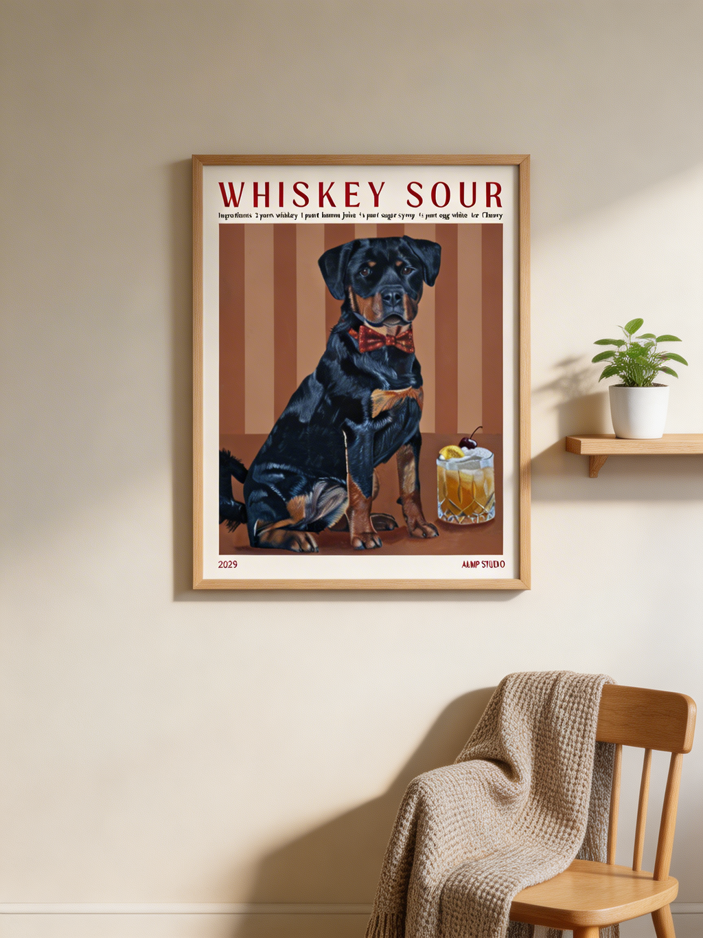 Whiskey sour poster - Detaljen som lyfter hela rummet